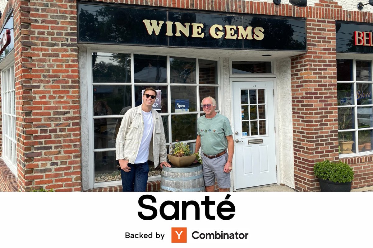 ycombinator's tweet photo. Welcome to YC, @darrenfike and @antoinebalaresque!

Santé (YC S23) is the all-in-one POS for liquor stores, making it easy for store owners to run every aspect of their business in one powerful application.

https://t.co/5kXo0QqLbo https://t.co/zJEgQJheYk