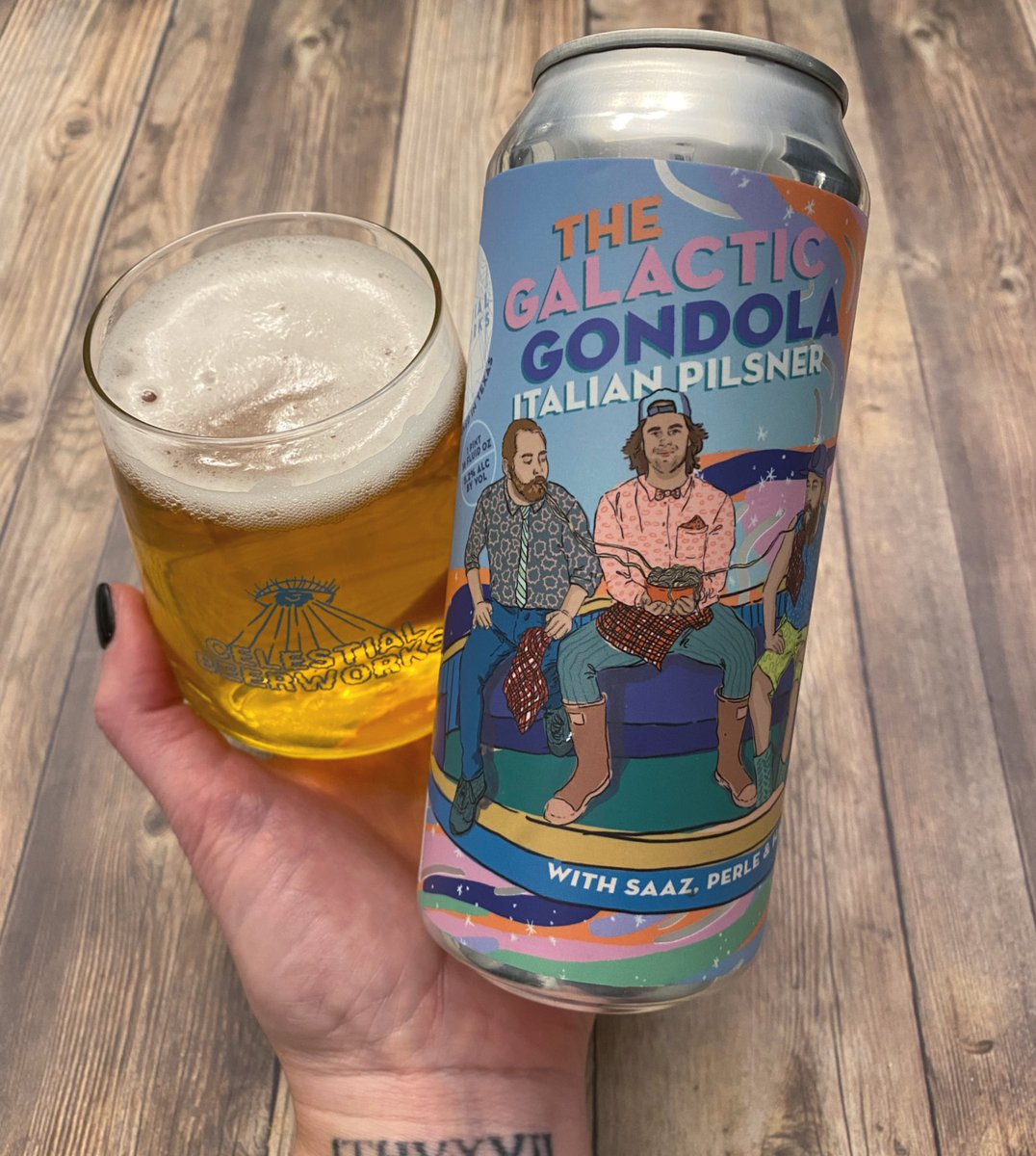 sode_kate's tweet photo. This hits the spot for our “Excessive Heat Warning” 🔥🍺 #celestialbw https://t.co/bCechJssYT