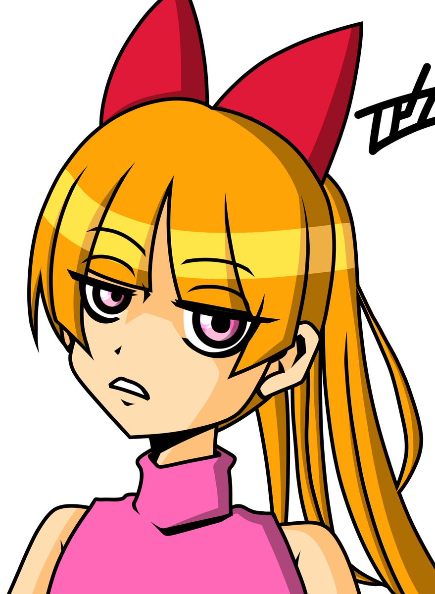 「息抜きに一番描きやすい絵柄で描いたブロッサム」|ちかるんのイラスト