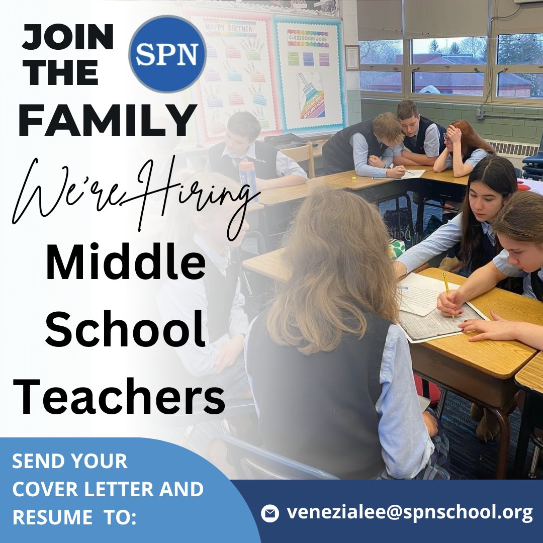 CHCCareerDev's tweet photo. #CHCJobOpportunity St. Philip Neri School in Lafayette Hill, PA https://t.co/UJ8udb9RPi