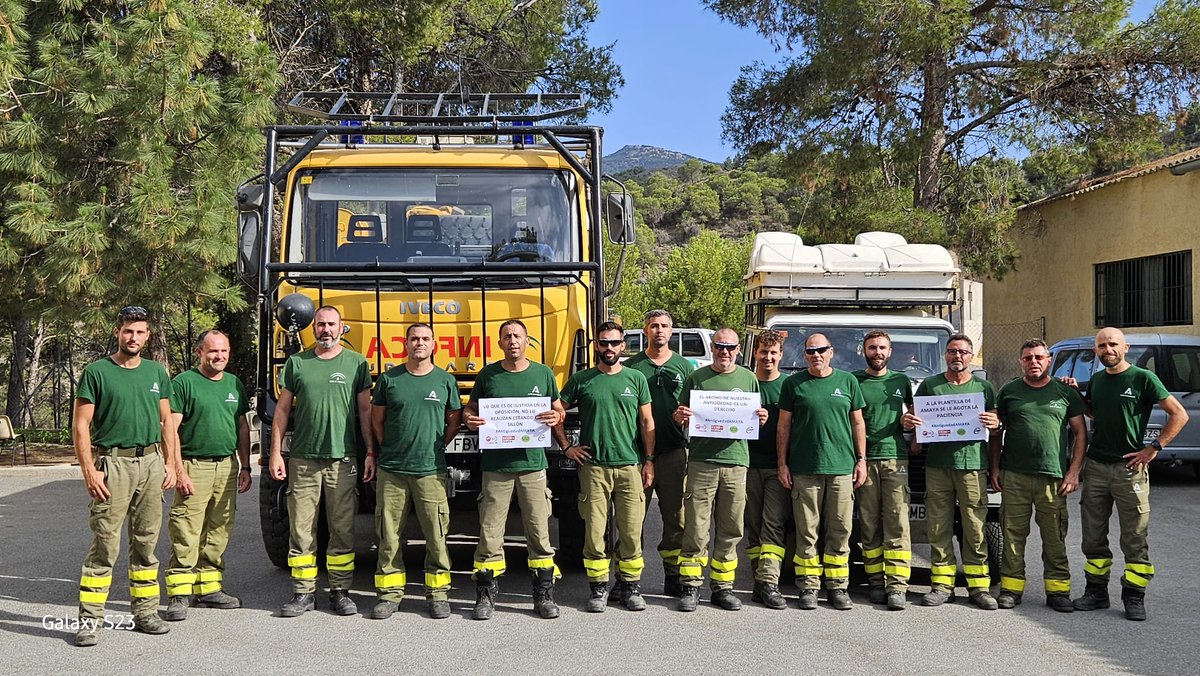 BonachelaJuan's tweet photo. Las promesas se deben de cumplir, ANTIGÜEDAD nos pertenece 
#AntiguedadAMAYA 
#INFOCA 
#BomberosForestales https://t.co/gGlcPDVYUL