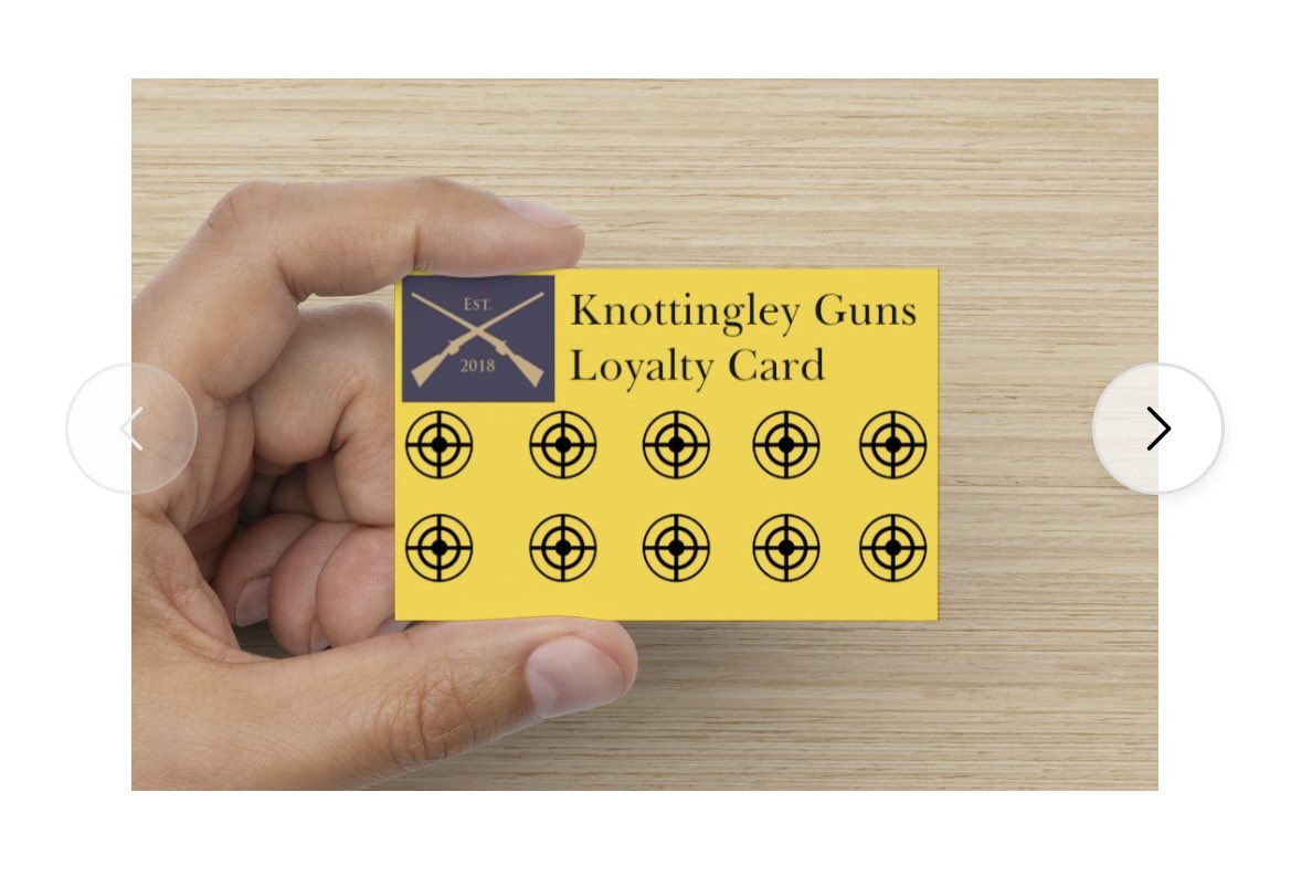 KnottingleyGuns's tweet photo. Having some loyalty cards made up and a stamp. Base Ball Caps are in, Mugs, Key Fobs and T-Shirts still to arrive.

#KnottingleyGuns https://t.co/TJBRPFWMB8