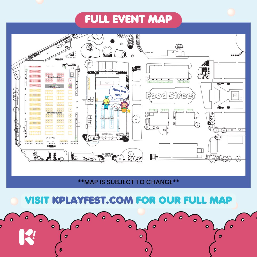 kplayfest's tweet photo. Welcome to MY WORLD 🌎 Our MAP REVEAL is here! 🗺️Make sure you know exactly where you need to go for ☀️K-PLAY! FEST Bay Area on JULY 29th and 30th! See you there! 🙌
🎟️ Visit https://t.co/stEvy6911O to join the fun! ⭐️
#kplayfest #kplayfestba #kplayforfans #mapreveal https://t.co/AZIZbUlroL