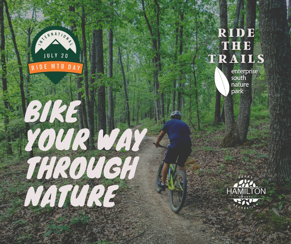 HamCoTNParks's tweet photo. Celebrate International Ride Mountain Bike Day on a trail today!
#Tennessee #nature #HamiltonCounty #Parks #chattanooga #HamiltonCountyTn #ParksAndRec #EnterpriseSouthNaturePark #esnp #trail #mountainbiking #biking #trailriding #trail #biketrail #mountainbike #bikeride https://t.co/nqlwhmHJbT