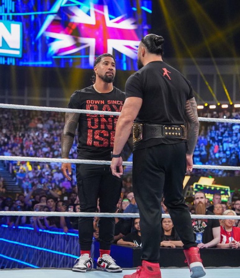 1 more day til Smackdown 

will we get to see Roman Reigns vs Jey Uso at SummerSlam 2023!🔥

#BloodLine #TheOnlyOnes ☝🏾