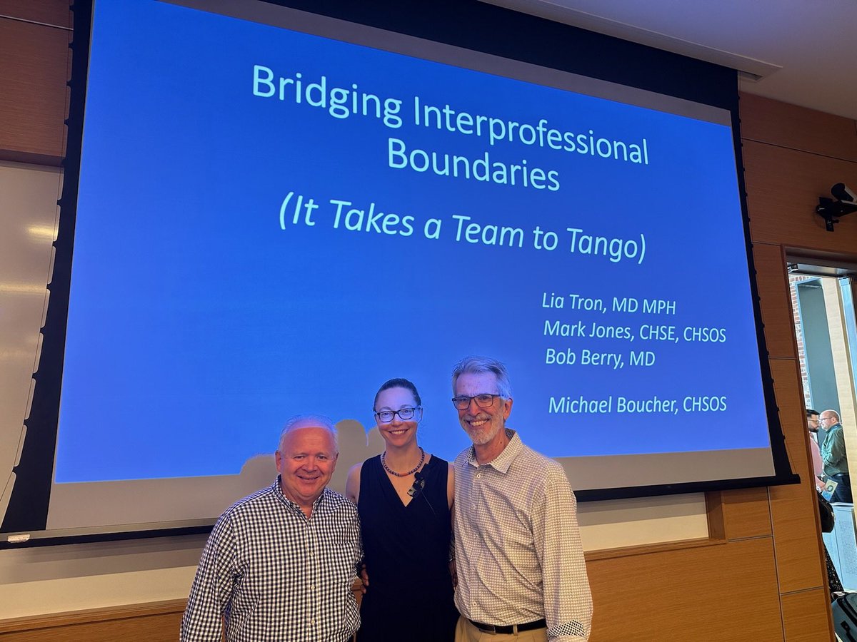 So proud of this dynamic trio modeling how to create transformational Simulation experiences! Bravo Lia Tron, Mark Jones, Bob Berry! ⁦@MedSimulation⁩ ⁦@harborrox⁩ ⁦@MGHanesthesia⁩ ⁦@SSHorg⁩ #operations #simops2023 ⁦@toekneesim⁩ ⁦@CRICOtweet⁩