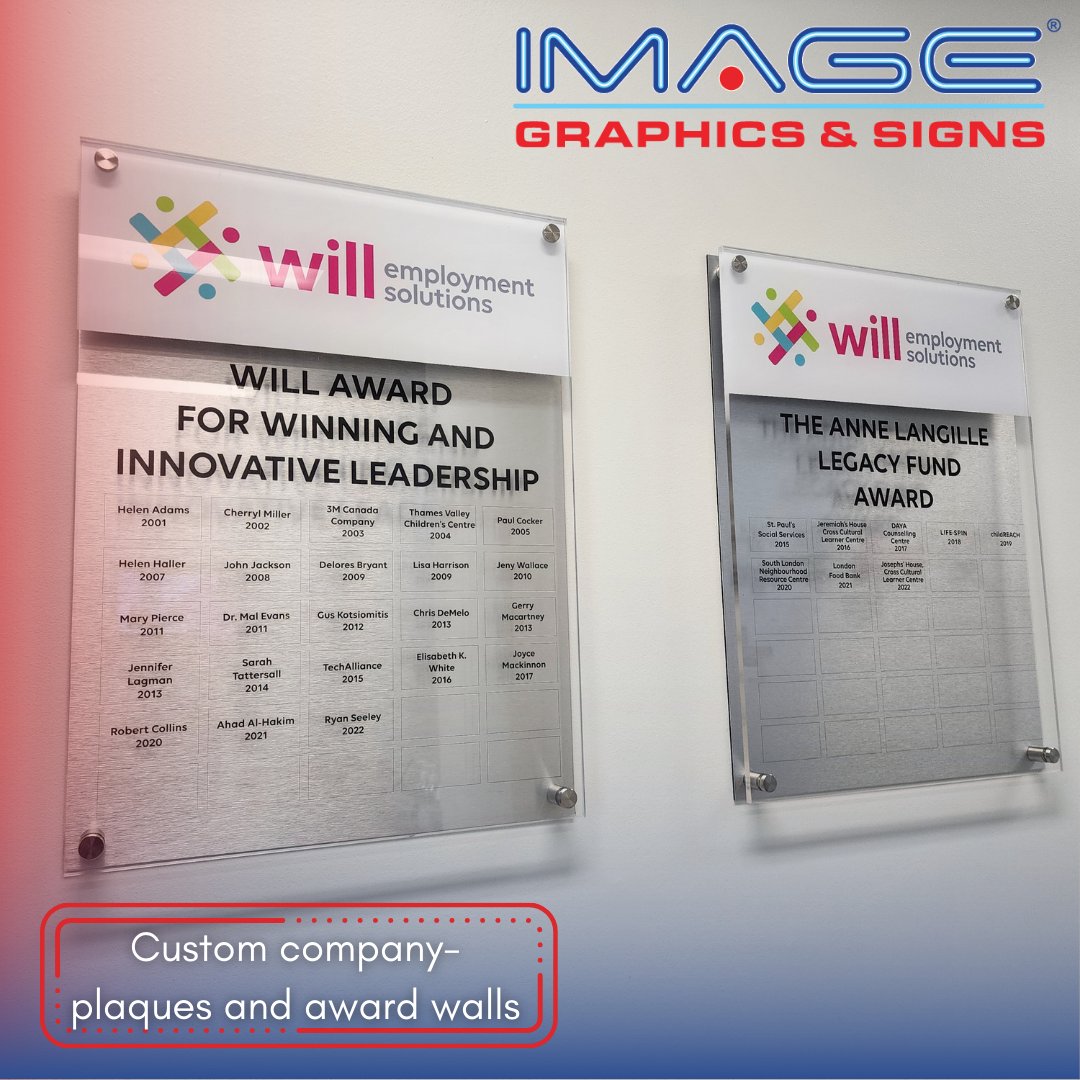 imagegraphics93's tweet photo. At Image Graphics and Signs, we had the incredible opportunity to craft and install a stunning array of custom signs that truly enhanced Will Employments business space and elevated their company culture.

Contact us today to transform your space and enjoy a positive change! https://t.co/wiXKUI6IbW