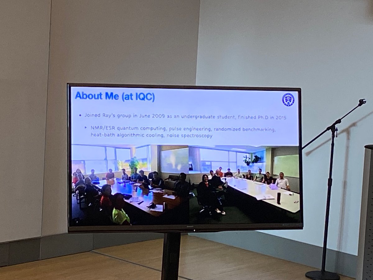 FFelicis97's tweet photo. Day 2 of #Laflamme60 conference is in full swing!  
Daniel Park tells us about Quantum Machine Learning Research at Yonsei University. https://t.co/r6tlCvXq0d
