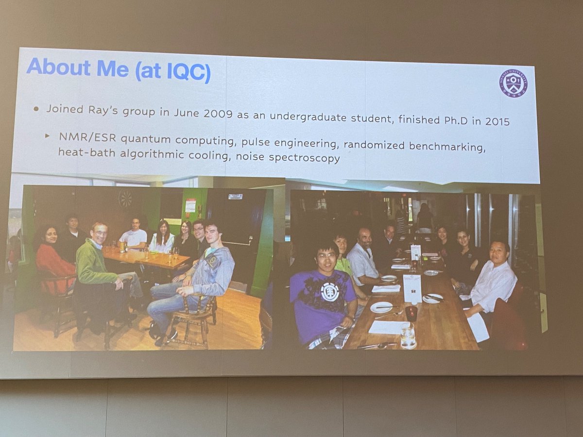 FFelicis97's tweet photo. Day 2 of #Laflamme60 conference is in full swing!  
Daniel Park tells us about Quantum Machine Learning Research at Yonsei University. https://t.co/r6tlCvXq0d
