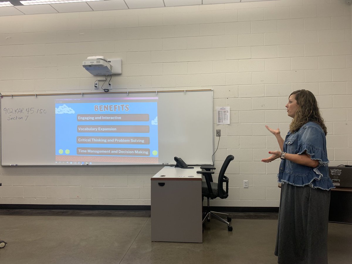 DayRene15's tweet photo. Shout out to @RamageTeacher for presenting at #TMKY23!  Check out @knoword peeps! https://t.co/GLxS6pJuXG