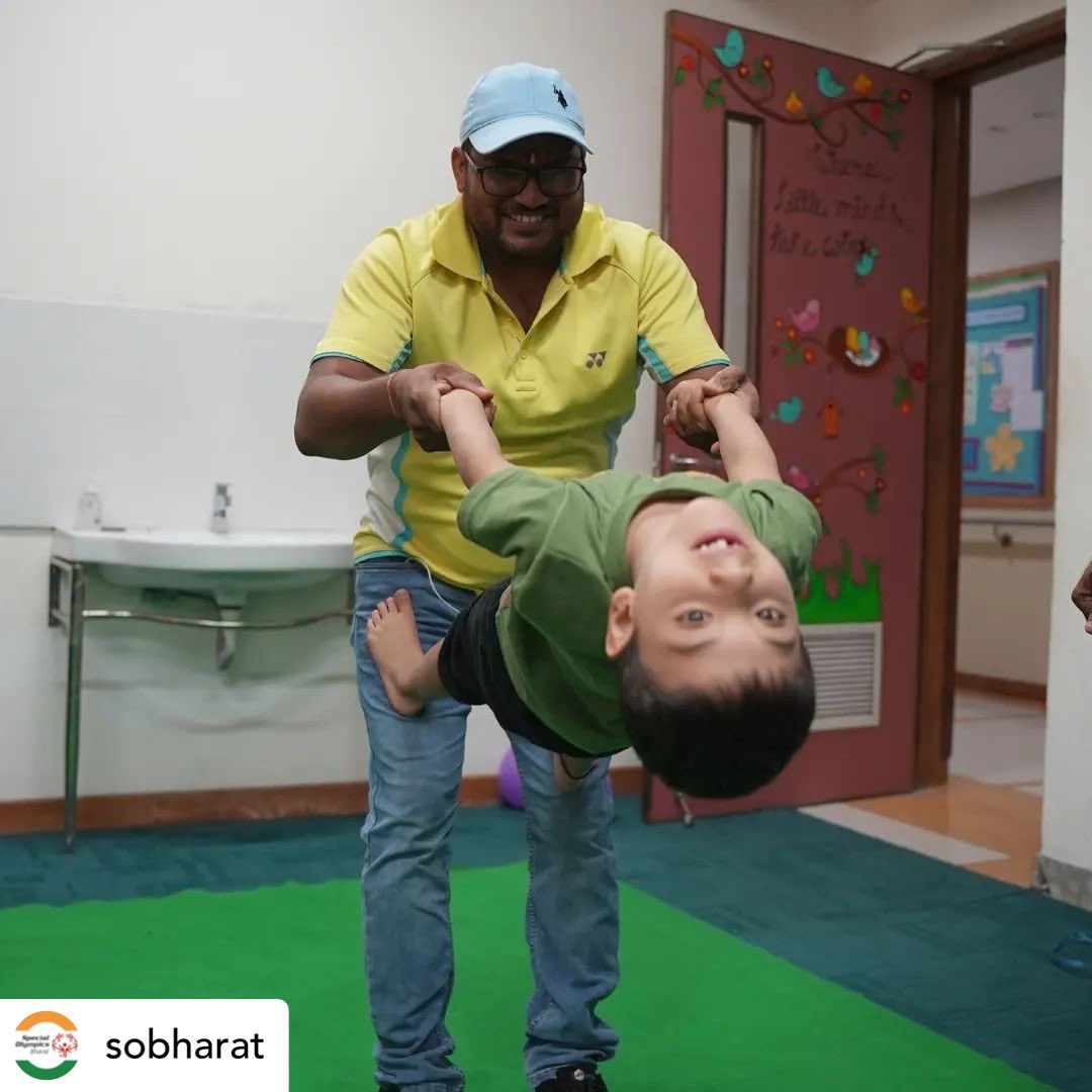 SOlympicsBharat's tweet photo. Athletes of ages 2-7yrs were screened at the Ananth Centre for learning & development, Delhi through a structured Special Olympics health initiative, Paediatric Screening powered by the @BMGFIndia.
#HealthInitiative #PaediatricScreening #HealthAndWellbeing #inculsivehealth https://t.co/xEwHx84pgG