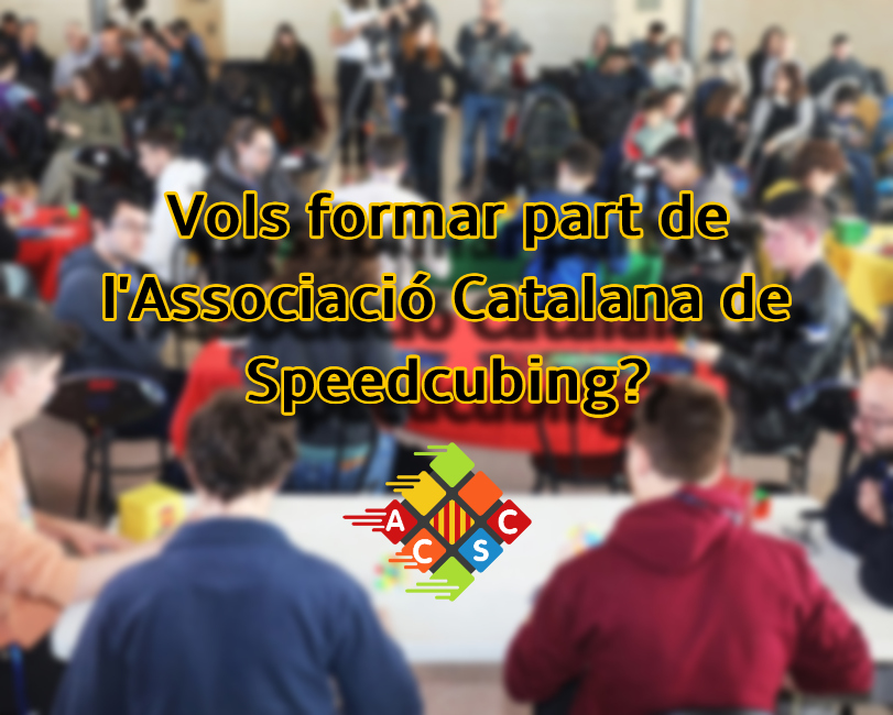 speedcubingcat's tweet photo. 🎉 OBRIM L'ASSOCIACIÓ🎉 Sigues part de l'Associació Catalana de Speedcubing (ACSC) 🚀 No et perdis aquesta oportunitat única de formar part de la nostra comunitat!

✨ Uneix-te a nosaltres i ajuda'ns a fer créixer aquesta afició!✨ https://t.co/Sv1diiA8Ow