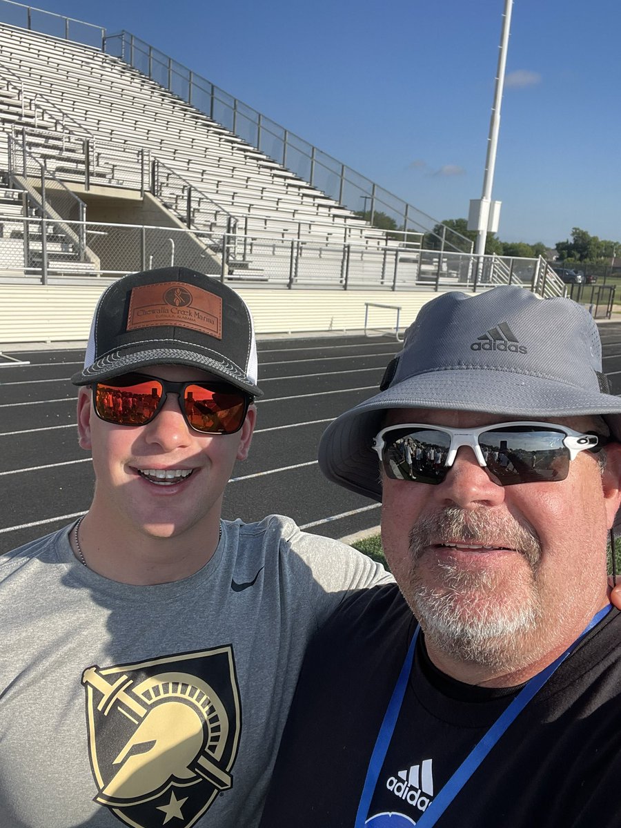 Former Trojans! Dylan DeVaughn and Chandler Goodnight came by to visit! Great to see them being so successful.  #TrojanStrong #TrojanFamily.