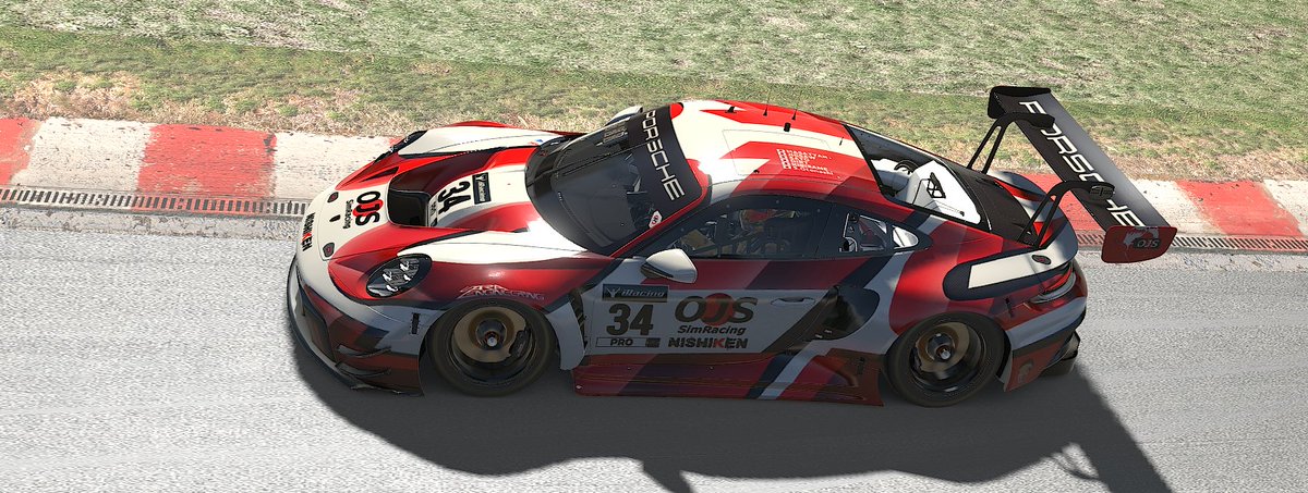 nhymk_cars's tweet photo. @SaRa_SAVW 咲良さんにスパ24時間用のかっこいいリバリー作ってもらいました。😂😂😂
#iracing #OJSSimRacing https://t.co/Ye0tNPsdUb