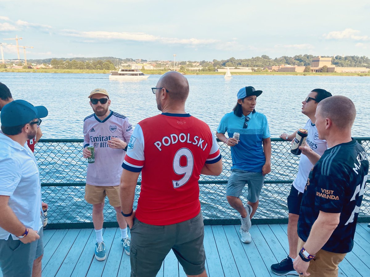 ScreamingEagles's tweet photo. Pretty sure our guests from London and all those other Arsenal supporters had a blast at Buzzard Point last night!

Black and Red supporters now turn our attention from #MLSAllStar game to upcoming Leagues Cup action 🇺🇸 🇲🇽 🇨🇦 

#VamosUnited https://t.co/ZRXGWKUWbq