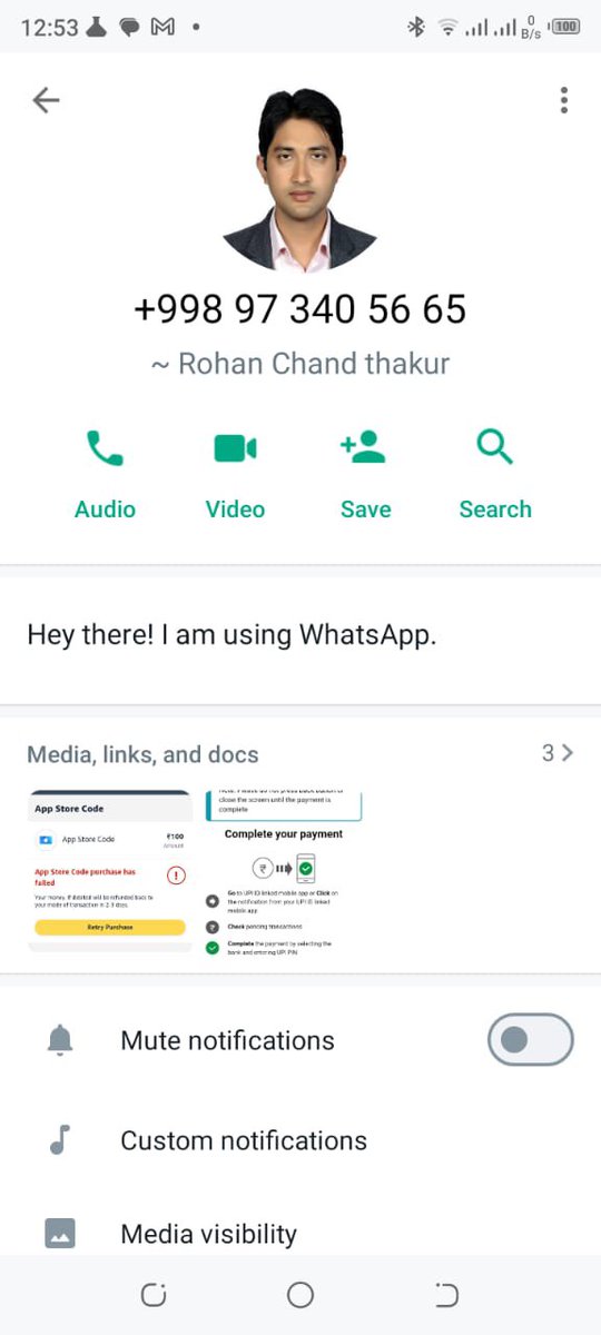 Rohan Chand Thakur (@rohanchandthak1) on Twitter photo ALERT: Some person is trying to impersonate me for doing a fraud on people I know. Matter has been reported to <a href="/himachalpolice/">Himachal Pradesh Police</a> <a href="/SatwantAtwal/">Satwant Atwal,IPS</a>. Snapshots attached. ALERT: Some person is trying to impersonate me for doing a fraud on people I know. Matter has been reported to <a href="/himachalpolice/">Himachal Pradesh Police</a> <a href="/SatwantAtwal/">Satwant Atwal,IPS</a>. Snapshots attached.