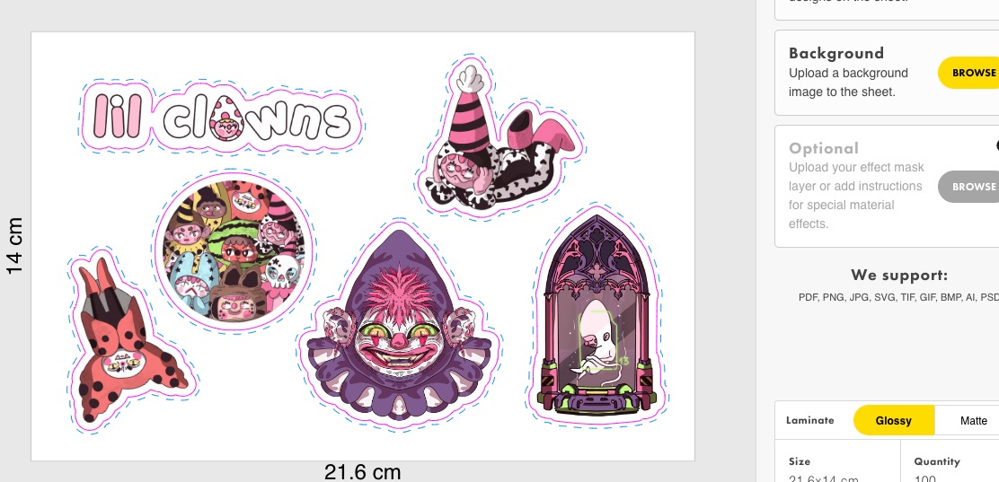 working on some cool stuff for lil clown collectors 

mint here - opensea.io/collection/lil…