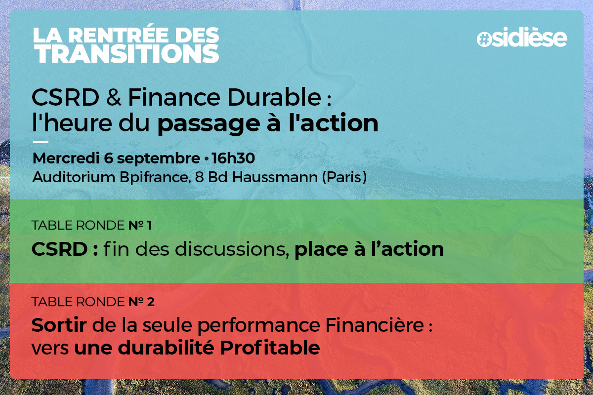 Vous voulez tout comprendre aux nouvelles normes de #reporting et à leurs impacts sur les modèles d'affaires ? Rejoignez la #Rentrée des #Transitions !
 
🗓 Le 6 septembre à 16H30 
📍 À l'Auditorium Bpifrance, 6-8 Bd Haussmann (Paris)
👉 Inscriptions : eventbrite.fr/e/billets-csrd…