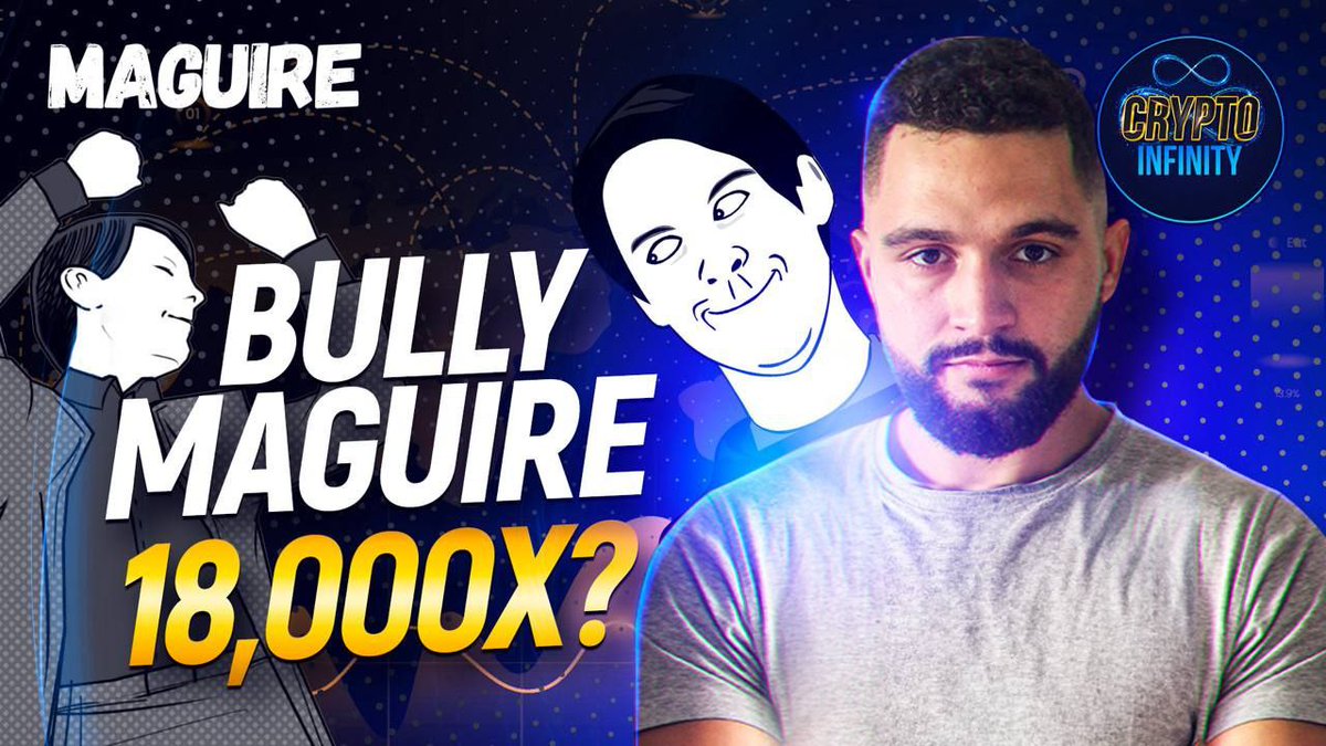 Bully Maguire 🔥 THE NEXT HIDDEN GEM?

YouTube video - youtu.be/KWRjVNbkhQg

#Maguire #BullyMaguireToken #ETH