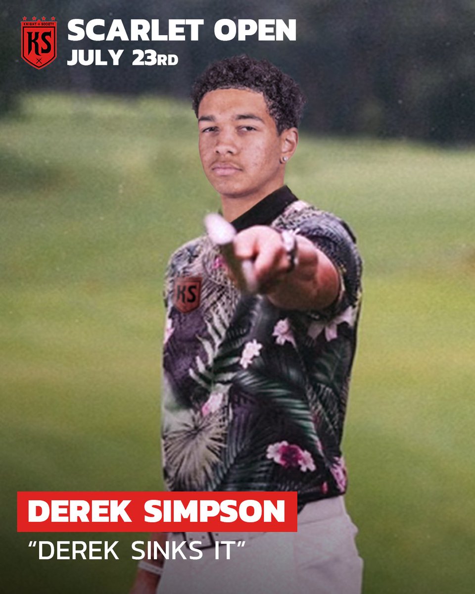 KnightSociety_'s tweet photo. Derek is excited 🔴⚫️⚔️

“This is the perfect way to meet us, support us and compete with us.” - @derek_simp 

Join @RutgersMBB at the Scarlet Open July 23rd at TopGolf Edison, NJ

DM us or email Geo@KnightSociety.io for more information 💪 https://t.co/vSoIdkgIrg