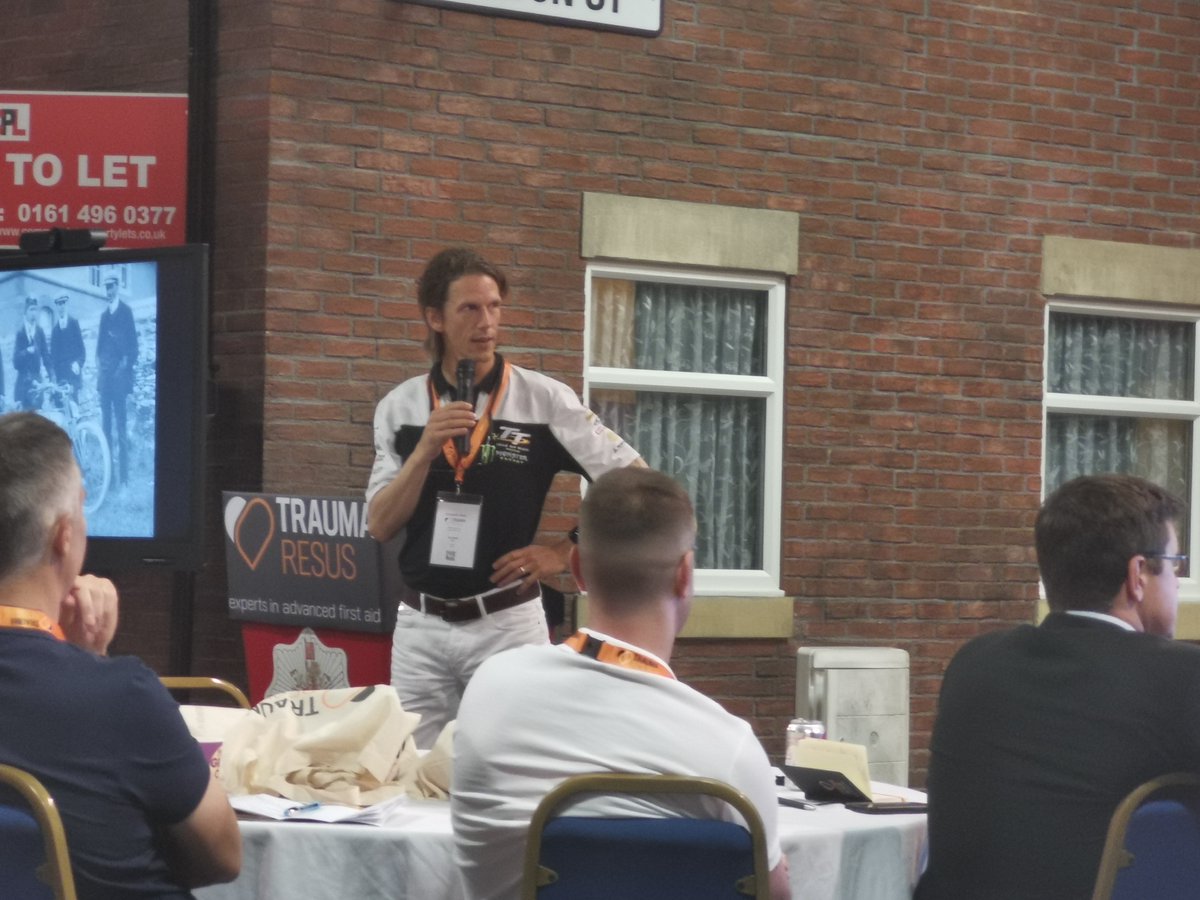 Major Trauma session is well underway at the National Fire &amp; Rescue Service Trauma Conference, Dr. Shane Wilde shared some exciting insights into the injuries he has treated during his time as a medic supporting the Isle of Man TT. 

info@traumaresus.com

#notjustfires