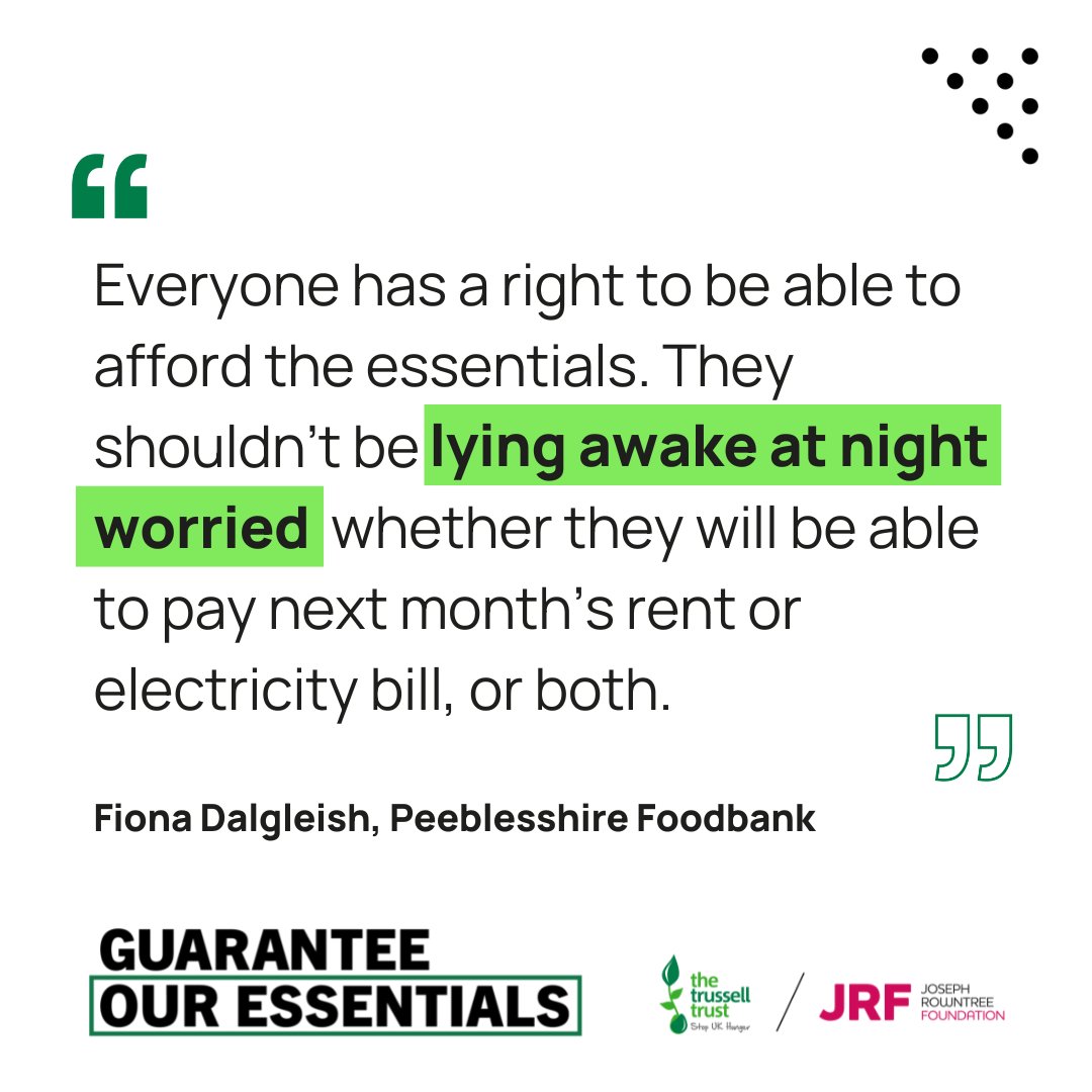 No one should be worried about whether they can afford next month's rent or electricity bill, or both.    

Join us and <a href="/jrf_uk/">Joseph Rowntree Foundation</a> to call on the UK government to guarantee that Universal Credit will at least cover #OurEssentials 👉 bit.ly/3IYD54I
