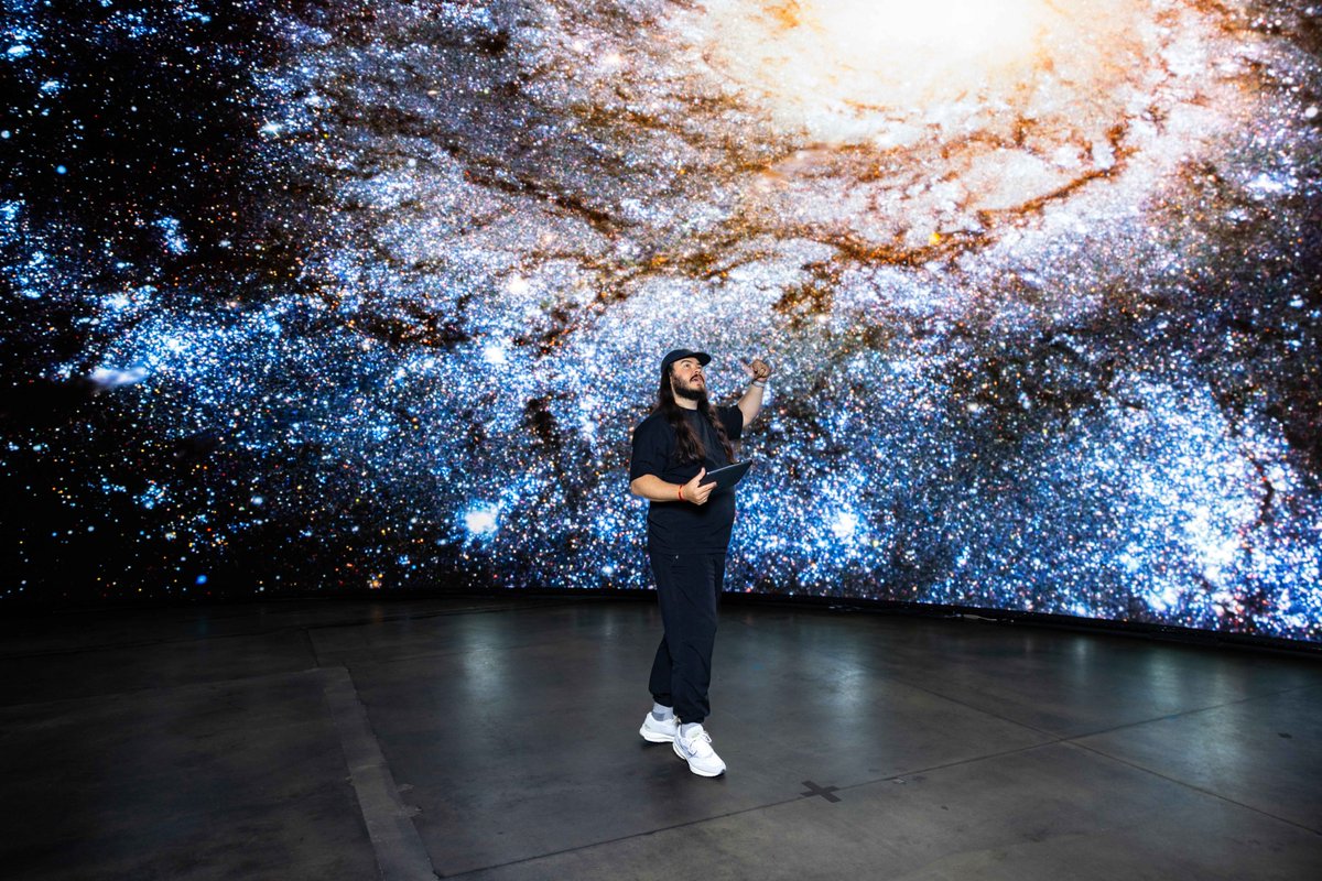 Cosm has joined forces with Guy Reid &amp; Planetary Collective (@weareplanetary), the creators of award-winning films "Overview" and "Planetary", to take audiences on a journey into the cosmos at Cosm venues with the release of "Orbital", a space exploration immersive production.