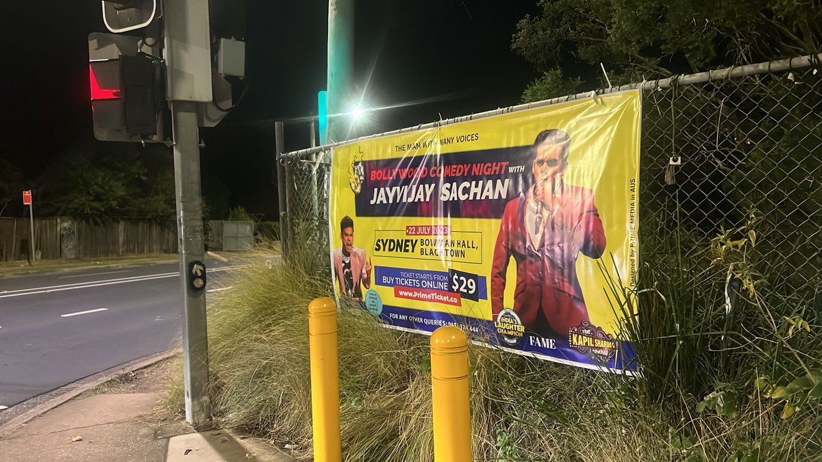 When I was a child, it was my dream to go to Sydney. And today, I have my posters across the city announcing my solo ticketed show. This is what happens when you work hard &amp; sincerely and keep praying for your dreams to come true - you get more than you had imagined. So grateful