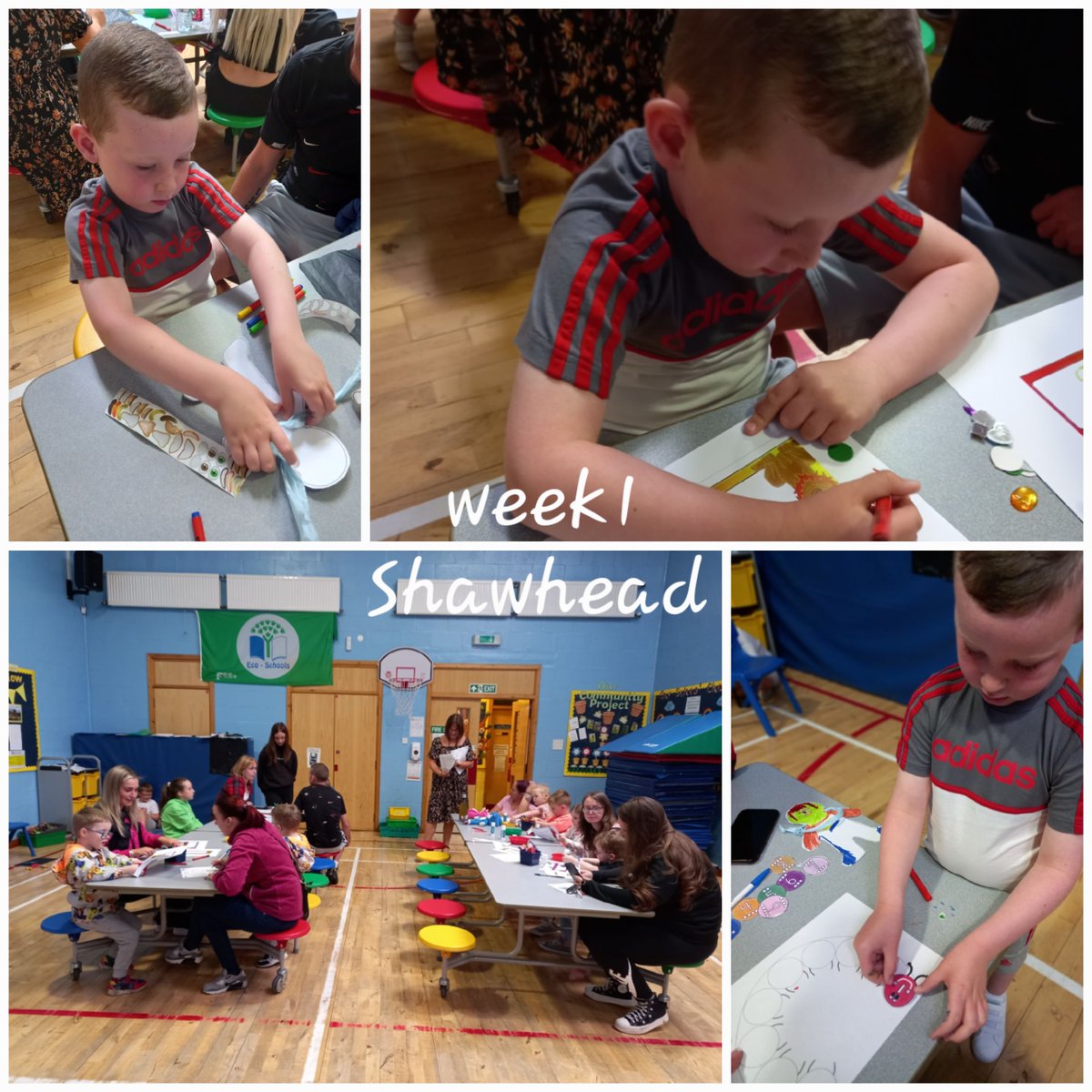 NLFamilyLearn's tweet image. Lots of busy families @ShawheadPS this afternoon for the P1 family learning transition sessions. Parents/carers and children worked together on a variety of fun, learning activities. #familylearning #primary1transition #cldschools
