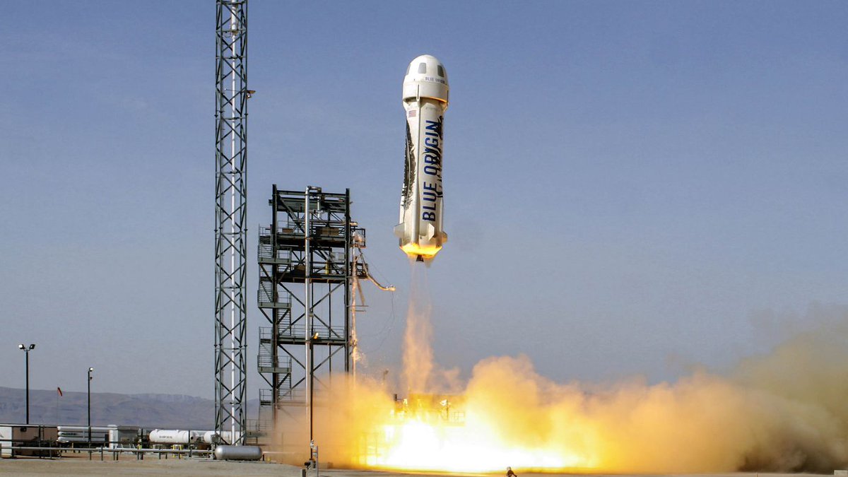 Today in 2021  American businessman Jeff Bezos flies to space aboard New Shepard NS-16 operated by his private spaceflight company Blue Origin https://t.co/4yi39KAjJF