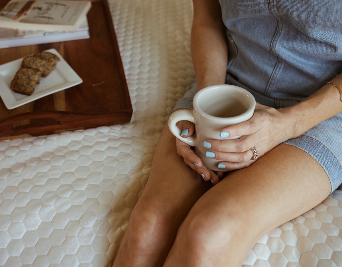 Coffee in bed ain’t got nothing on our mattress protector - coffee in bed EVERY DAY! ☕️☕️
