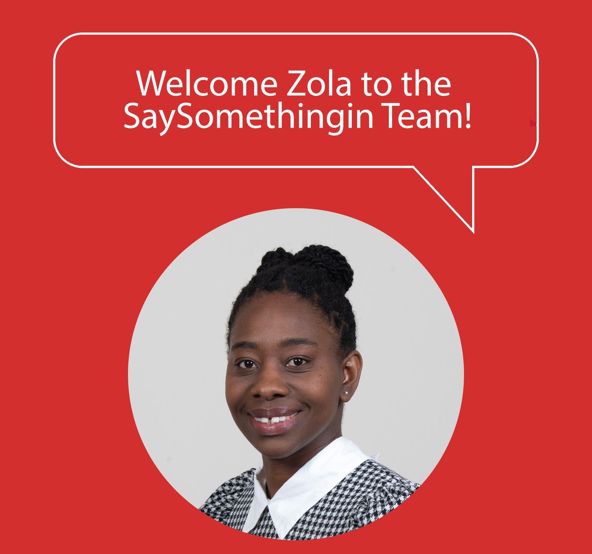 Welcome to the newest member of the #SaySomethingin Team, our new intern Zola! Zola is very skilled at languages, aside from English, Jamaican Patois (creole) and Spanish, she is learning #Welsh, Galician and French! Learn more about Zola here: bit.ly/3XUjqJ7