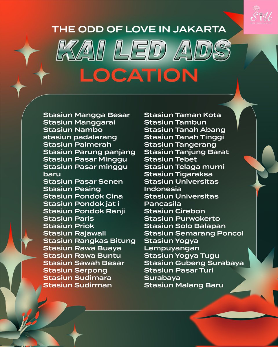 SNSDINAUNION's tweet photo. Radiant as ever, Taeyeon shines at The Odd of Love in Jakarta! 🌟 Don't miss her captivating performance under the dazzling LED ads at 93 Station. 💖 #TaeyeonInJakarta 

Find our ads in train station below, SONEs! Don’t forget to tag us on your photo

📆 21-22 July 2023
🕛 04.00 -23.00 WIB

#TAEYEON_TheODDOfLOVE_in_JAKARTA