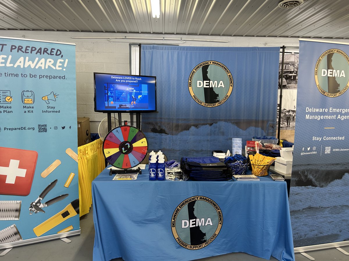 DelawareEMA's tweet photo. Don't miss out on all the fun at the Delaware State Fair! π‘ π πΆ DEMA will be located in the nice, air-conditioned Delaware Building. We'd love for you to stop by, meet the staff and win some cool prizes! π€ #DelawareStateFair #PrepareDE #DEMA https://t.co/3LC6ObnQsH