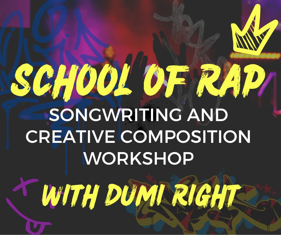 Interested in learning more about rap and songwriting? Corcoran faculty member Dumi Right is hosting a series of workshops in Fairfax County libraries to share more about this process. Click the link below to view the different workshops!

bit.ly/3ryO0MB