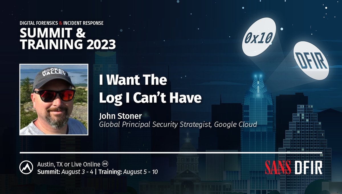 Join us at #DFIRSummit when John Stoner provides a better understanding of what a Golden SAML attack looks like and to drive greater awareness of what the defender will see.

Register here: sans.org/u/1pkc

#DFIR #IR #IncidentResponse