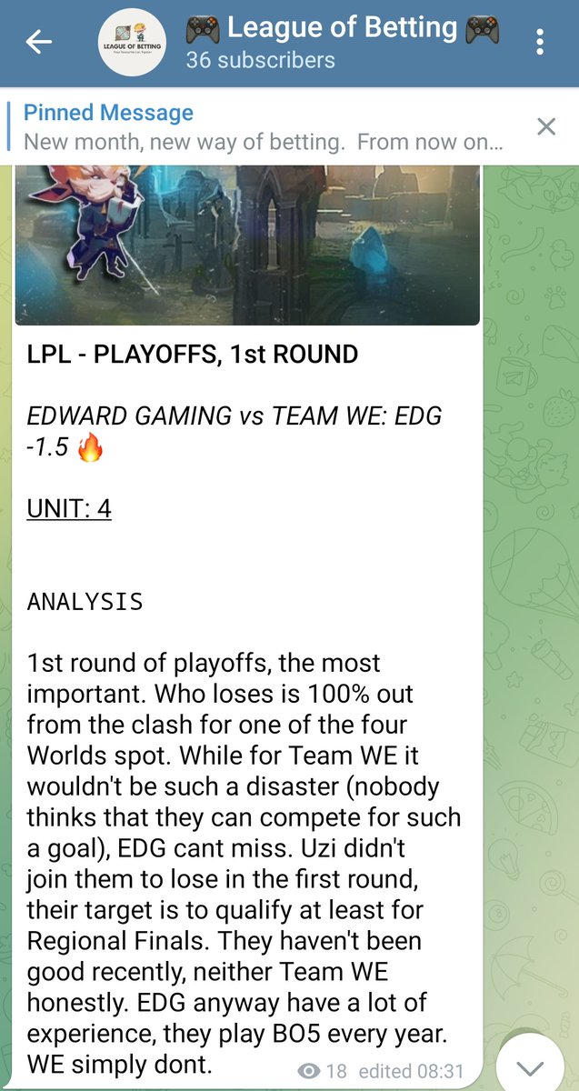 League of Betting tweet media