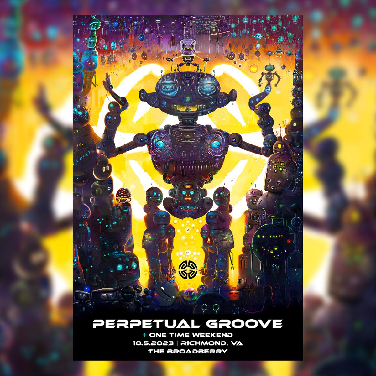 Just announced 🤖 PERPETUAL GROOVE returns to The Broadberry on 10/5 with One Time Weekend! Tickets go on sale TOMORROW 7/21 at 10am -&gt; bit.ly/PerpetualGroov…

<a href="/PERPETUALGR00VE/">PerpetualGroove</a> <a href="/Onetimeweekend/">One Time Weekend</a>