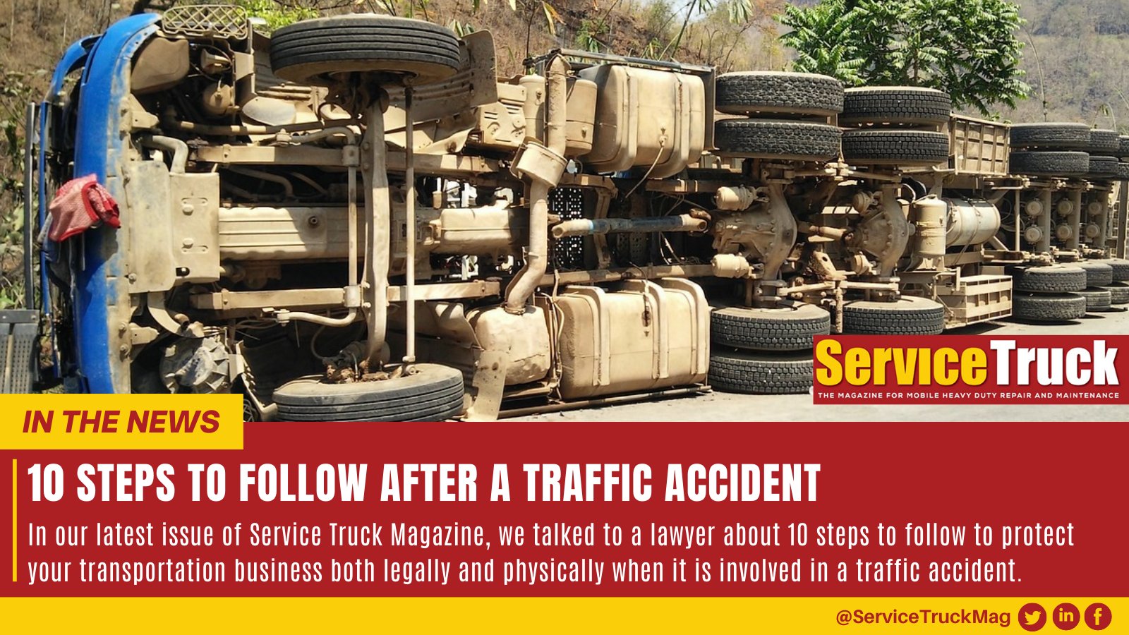 Service Truck Magazine on Twitter "10 Steps to Follow After a Traffic
