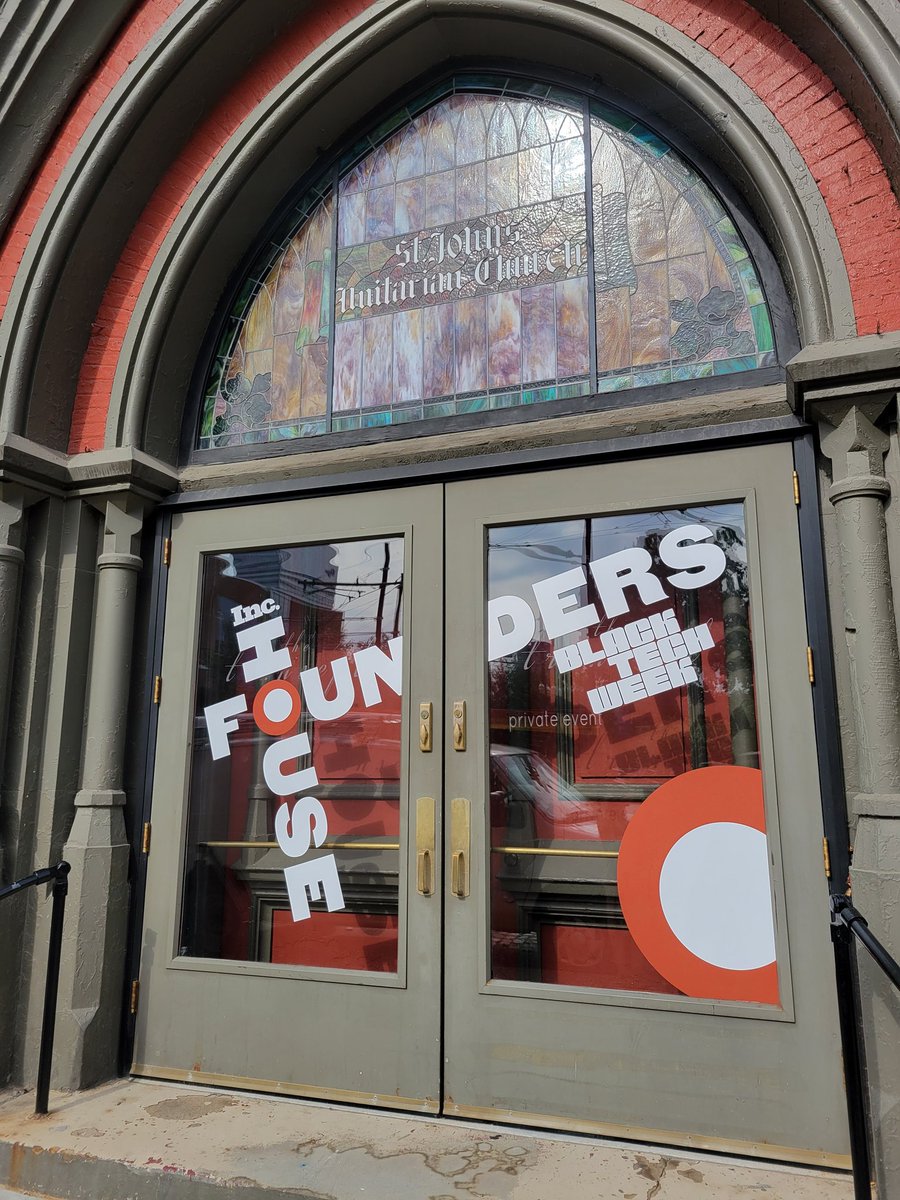 WinceP_ofMUL's tweet photo. @BlackTechWeek Day 3

#FoundersHouse @Inc 

#blacktechweek23 #btw23 #blacktechweek #Cincinnati https://t.co/QSRWR1kHzr