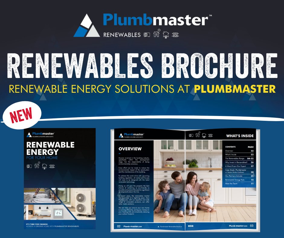 A reminder of our fantastic new Renewables Brochure, available now!

If you are an installer, end-user, or anything in between, we have designed this brochure to guide you through the Renewables revolution at Plumbmaster!💯

flipsnack.com/A6F7697F8D6/pl…