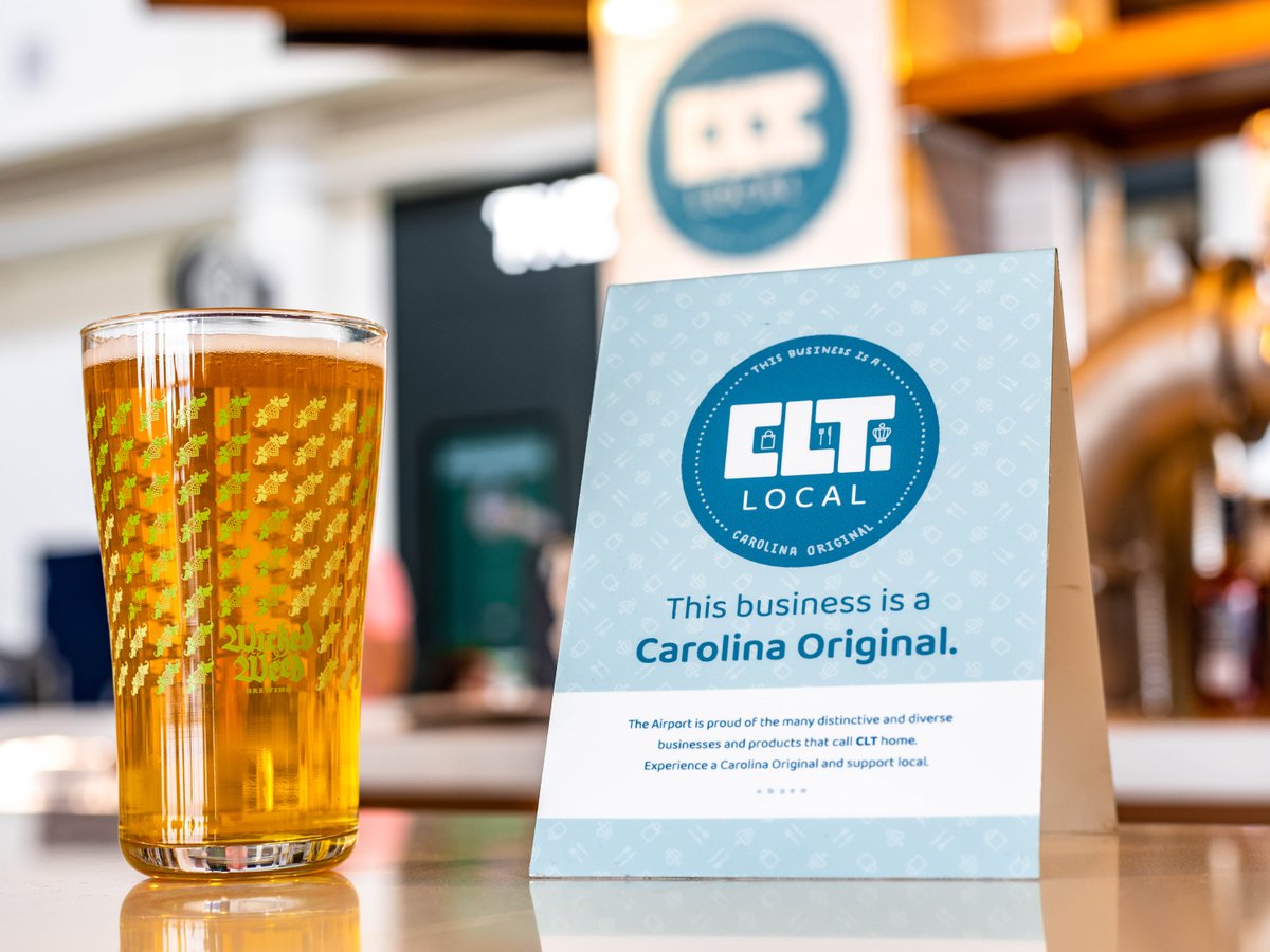 CLTAirport's tweet photo. When you see #CLTLocal, you know itβs a Carolina original.
#CLTairport is proud of the many distinctive and diverse businesses that call the Carolinas home. We launched the #CLTLocal campaign in 2020 to showcase the local businesses and products that were born in the Carolinas. https://t.co/LvgVgkJxZ1