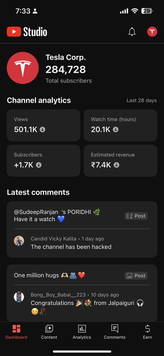 CandidK64620's tweet photo. Hi @TeamYouTube  i can access to my hacked youtube channel now! Can i make the changes now? https://t.co/aMLnmK4FN6