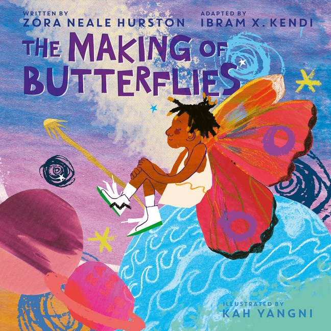 #Folklore #ReviewoftheWeek THE MAKING OF BUTTERFLIES by Zora Neale Hurston; adapted by @DrIbram; illus. by @KahYangni (Amistad/@HarperChildrens): 'Vibrant mixed-media illus span a range of settings accompanied by brilliantly colored butterflies throughout' hbook.com/story/review-o…