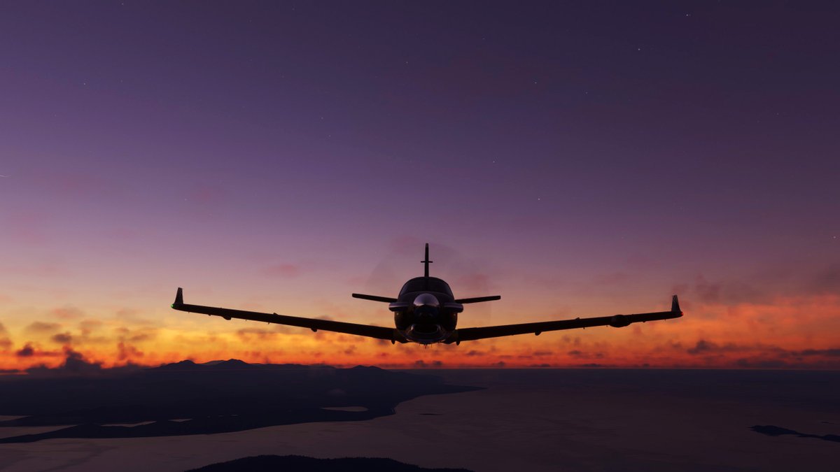 ZillNiazi's tweet photo. #Twilight #flight from #Kieta #Aropa #Airport, #Bougainville Island to #Nusataupe #Island, #Indonesia, over the #SolomonSea
#Daher
#TBM930
#runway
#airport
#aviation
#art
#aerial
#light
#island
#crescent
#aerialphotography
#aircraft
#thephotomode
#vgpunite
#MSFS
@msfsofficial https://t.co/2x6X0LoueN