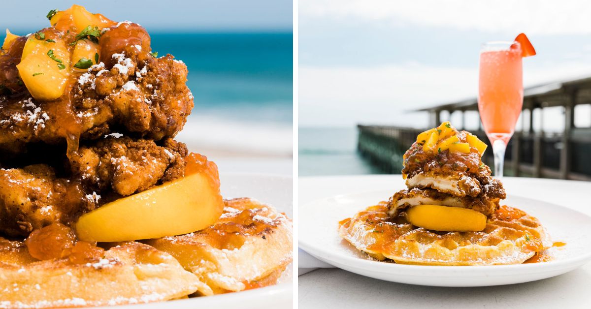 OceanicDining's tweet image. Warning 🤤This photo may create uncontrollable drooling. Our Buttermilk Chicken and Waffles with peach preserves has that effect on people.  Brunch served 10am-3pm. Just come on by, no reservations needed.
View Menu &amp;gt; oceanicrestaurant.com/our-menu/