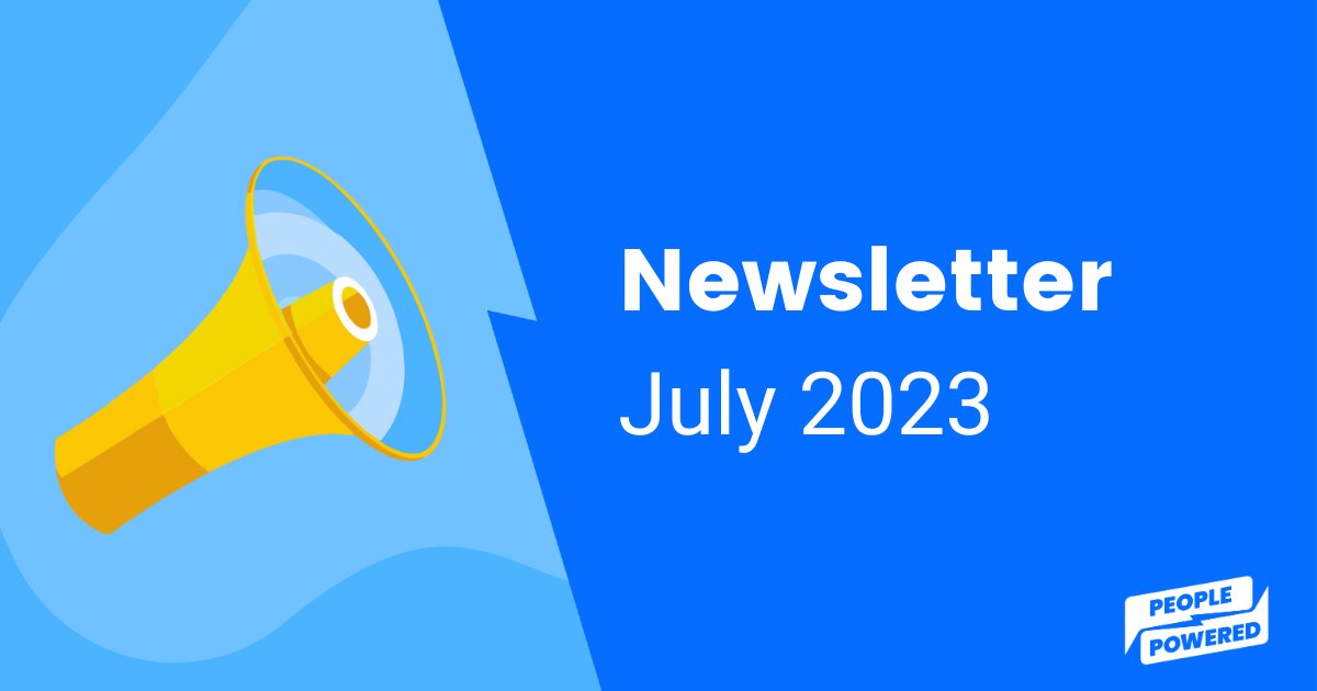 Have you heard? We’ve just released our July newsletter! Here’s a preview: 🎉 People Powered turns 3 today! ▶️ Our first-ever video featuring our members filmed in Mexico City 💲Opportunities for funding and mentorship … and more! 🔗Read more here: peoplepowered.org/news-content/j…