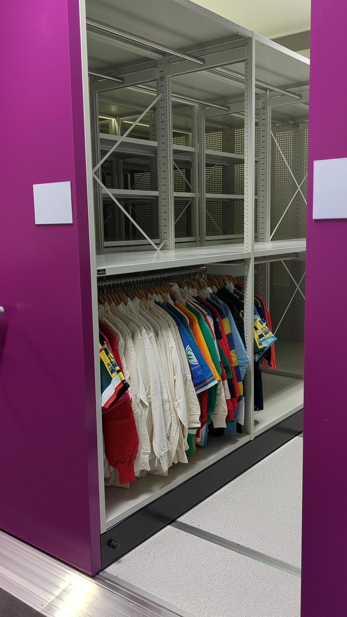 DMUSpecialColls's tweet photo. For #EYASpace enjoy the wonder of the 'Zube' - archive storage with clothing rails. Swoooon 😍😍
@explorearchives @ArchiveHashtag #archives @librarydmu @dmuforlife @HistAss #preservation #heritage https://t.co/UqB5uB68WP
