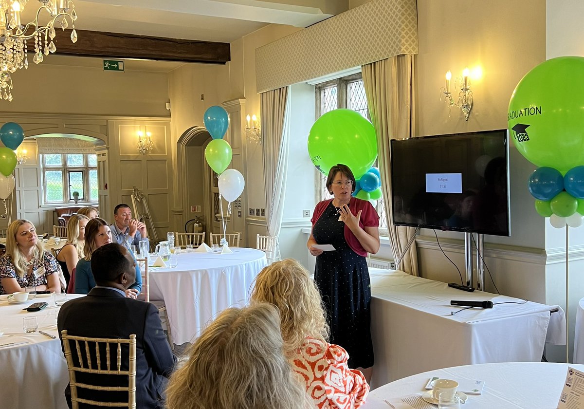 StaffsTH's tweet photo. Our second guest speaker of the day…Dr Fiona Sellens, providing lots of food for thought and advice for our newly graduated GP Fellows #STHTeam #graduation2023 #graduation2023 https://t.co/ha39WxLZ0f
