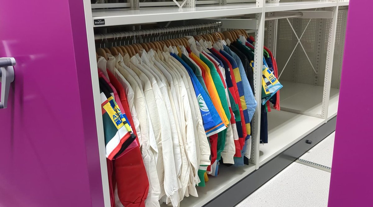 DMUSpecialColls's tweet photo. For #EYASpace enjoy the wonder of the 'Zube' - archive storage with clothing rails. Swoooon 😍😍
@explorearchives @ArchiveHashtag #archives @librarydmu @dmuforlife @HistAss #preservation #heritage https://t.co/UqB5uB68WP